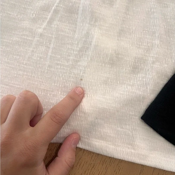 Bundle of Two Split T shirt Bae The Label black & white maternity - Picture 5 of 13